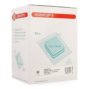 Nobatop 8 N/woven Ster/2 7,5cmx 7,5cm 60 9300109