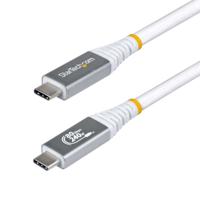 USB-kabel Startech CC150CM80GUSB4CABLEW Wit 1,5 m