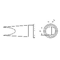 Weller LHT-E Soldeerpunt Platte vorm Grootte soldeerpunt 6.7 mm Inhoud: 1 stuk(s) - thumbnail