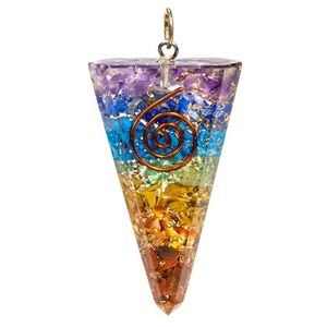 Orgonite Hanger Koperen Spiraal Puntvorm Chakra