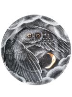 Fornasetti cendrier rond Owl à imprimé graphique - Blanc - thumbnail