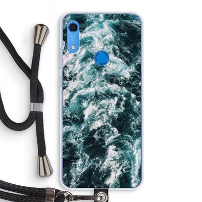 Zee golf: Huawei Y6s Transparant Hoesje met koord