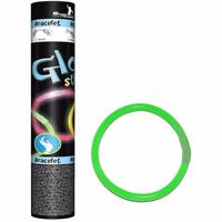 Glow in the dark armbandjes - 100x - groen - 25 cm - neon glow