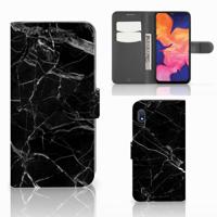 Samsung Galaxy A10 | Bookcase | Marmer Zwart - Origineel Cadeau Vader