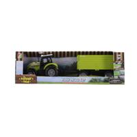 Overige Merken Tractor met aanhanger + licht en geluid