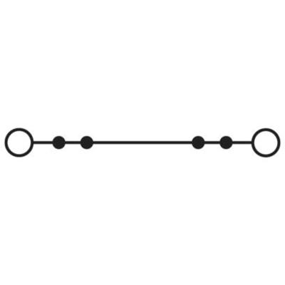 Phoenix Contact 3072817 Doorgangsklem 8.2 mm Schroeven Grijs 50 stuk(s)