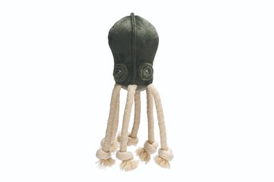 Designed By Lotte octo Aisha velvet groen hondenspeelgoed 15x10x10cm