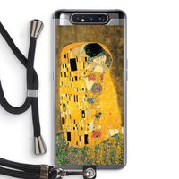 Der Kuss: Samsung Galaxy A80 Transparant Hoesje met koord