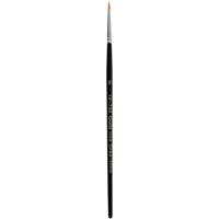 Creativ Company Gold line penselen, afm 2, l: 17 cm, b: 2 mm, rond, 12 stuk/ 1 doos