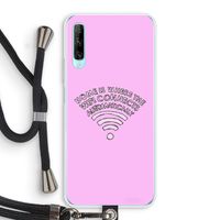 Home Is Where The Wifi Is: Huawei P Smart Pro Transparant Hoesje met koord