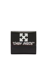Off-White portefeuille Jitney à motif Quote - Noir