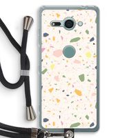 Terrazzo N°21: Sony Xperia XZ2 Compact Transparant Hoesje met koord