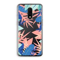Tropisch: OnePlus 7 Transparant Hoesje