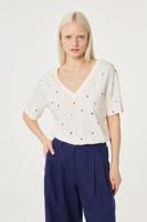 Fabienne Chapot T-Shirt Phil V-Neck | Cosy white