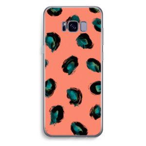 Pink Cheetah: Samsung Galaxy S8 Plus Transparant Hoesje