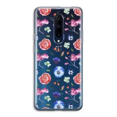 Bloemetjes: OnePlus 7 Pro Transparant Hoesje
