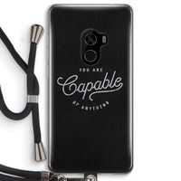 Capable: Xiaomi Mi Mix 2 Transparant Hoesje met koord