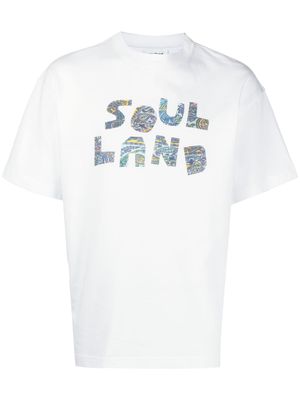 Soulland t-shirt en coton à logo - Blanc