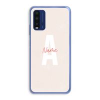Strawberry Milkshake: Xiaomi Redmi 9T Transparant Hoesje