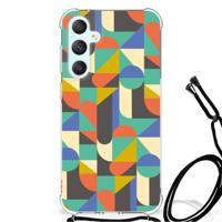 Samsung Galaxy S23 FE Doorzichtige Silicone Hoesje Funky Retro