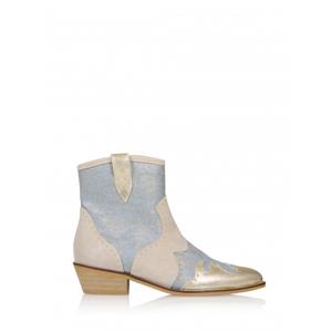 DWRS - Beige | Dames | Laarsje | Beige | 38 | regular | Kamst mode