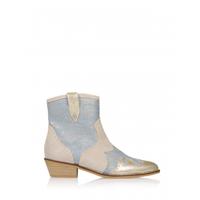DWRS - Beige | Dames | Laarsje | Beige | 42 | regular | Kamst mode
