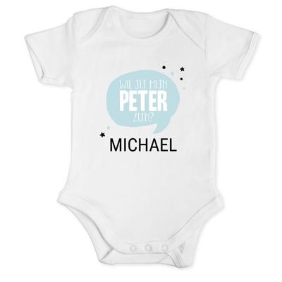 Romper voor peetoom bedrukken - Wit - 50/56