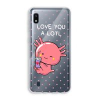 Love You A Lotl: Samsung Galaxy A10 Transparant Hoesje