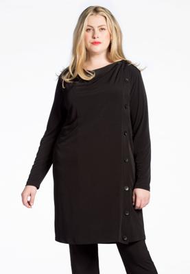 Yoek Asymmetrisch vest | Zwart | Maat 50/52