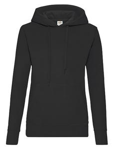 Fruit Of The Loom F409 Ladies´ Classic Hooded Sweat - Black - S