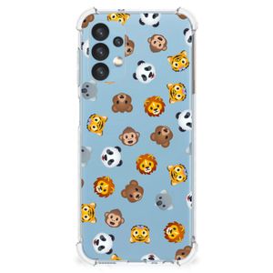 Doorzichtige Silicone Hoesje voor Samsung Galaxy A13 (4G) Dieren Emojis