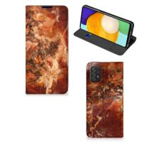Samsung Galaxy A03s | Standcase | Marmer Bruin