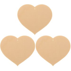 9x Houten hartjes 12 x 10 cm hobby/knutselmateriaal