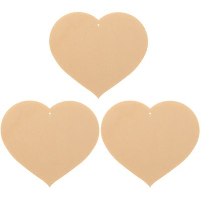 9x Houten hartjes 12 x 10 cm hobby/knutselmateriaal