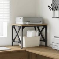 VidaXL Printerstand artisan eiken 40 x 30 x 31 cm bewerkt hout