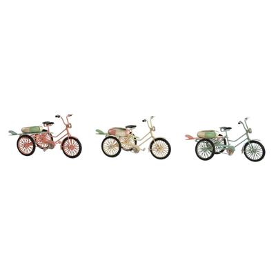 Decoratieve figuren Home ESPRIT Blauw Wit Groen Roze Vintage 26,5 x 12 x 14 cm (3 Stuks)
