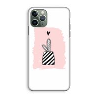 Zwart-wit cactus: iPhone 11 Pro Tough Case