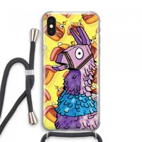 Loot Burger: iPhone XS Max Transparant Hoesje met koord