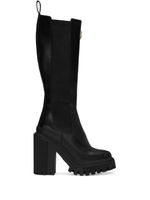 Dolce & Gabbana bottes 90 mm à plaque logo - Noir