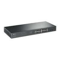 TP-LINK TL-SG1218MPE netwerk-switch Managed Gigabit Ethernet (10/100/1000) Zwart Power over Ethernet - thumbnail