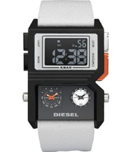 Horlogeband Diesel DZ7175 Leder Wit 30mm