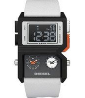 Horlogeband Diesel DZ7175 Leder Wit 30mm