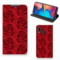 Samsung Galaxy A30 Smart Cover Red Roses - thumbnail