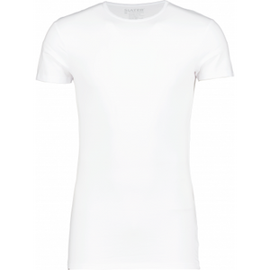 Slater T-Shirt Stretch Extra Long Fit O-Neck (two pack) White