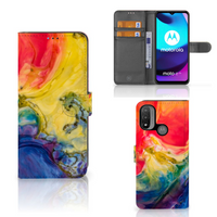 Hoesje Motorola Moto E20 | E30 | E40 Watercolor Dark - thumbnail