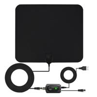 EEN-1002 5dBi/25dBi binnen HDTV-antenne met Sucker VHF170-230/UHF470-862MHz(Black)