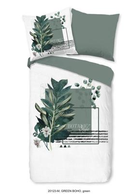 Pure Dekbedovertrek "" - Groen - (155x220 cm) - Microfiber Pure Dekbedovertrek "" - Groen - (155x220 cm) - Microfiber