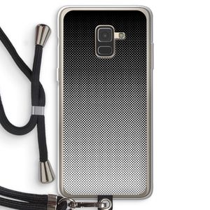 Musketon Halftone: Samsung Galaxy A8 (2018) Transparant Hoesje met koord