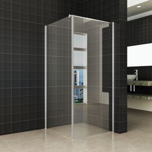 Douchecabine Wiesbaden Eco-modulair deurgedeelte 90x195cm Helder Glas