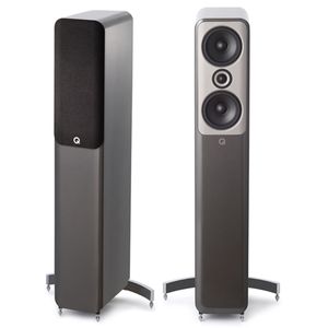 Q Acoustics: Concept 50 Vloerstaande Speakers - 2 Stuks - Hoogglans grijs